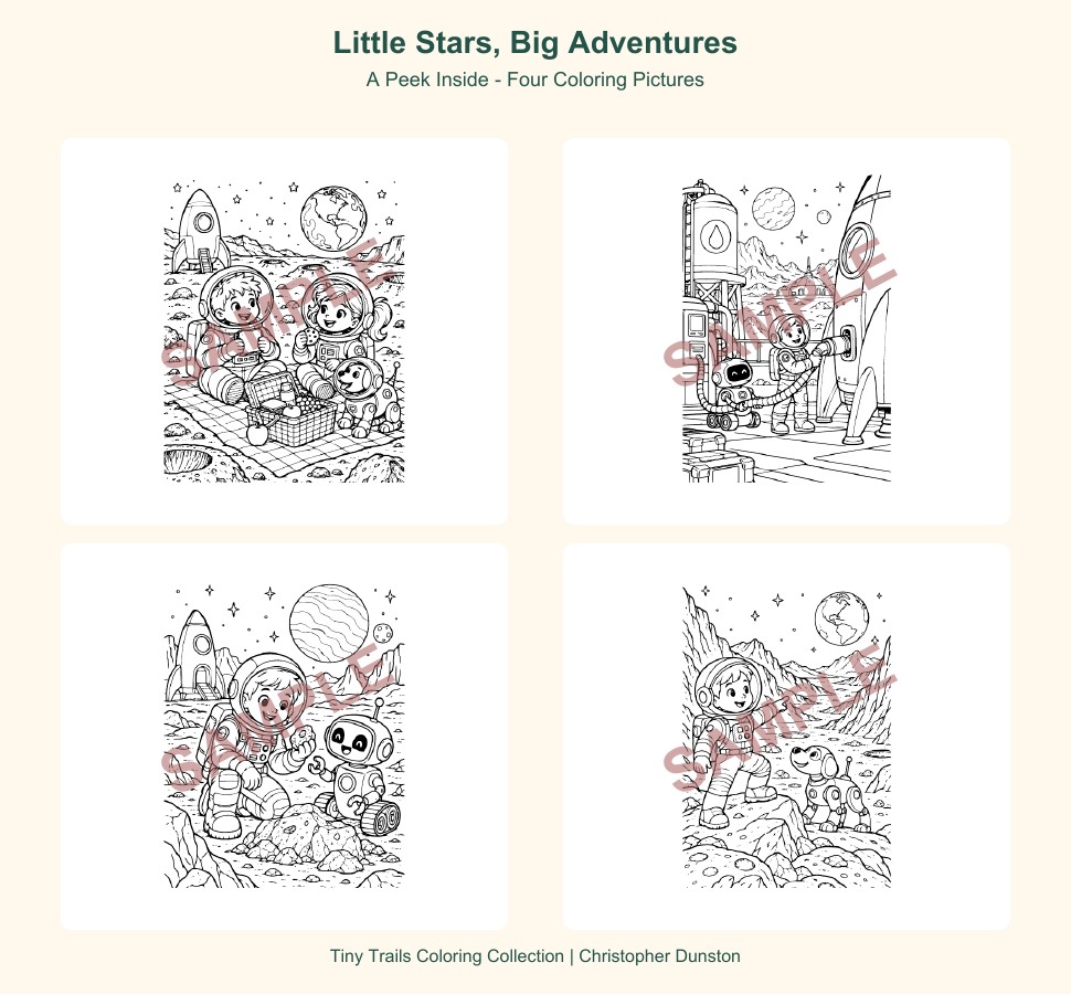 Little Stars, Big Adventures SAMPLE collage 2